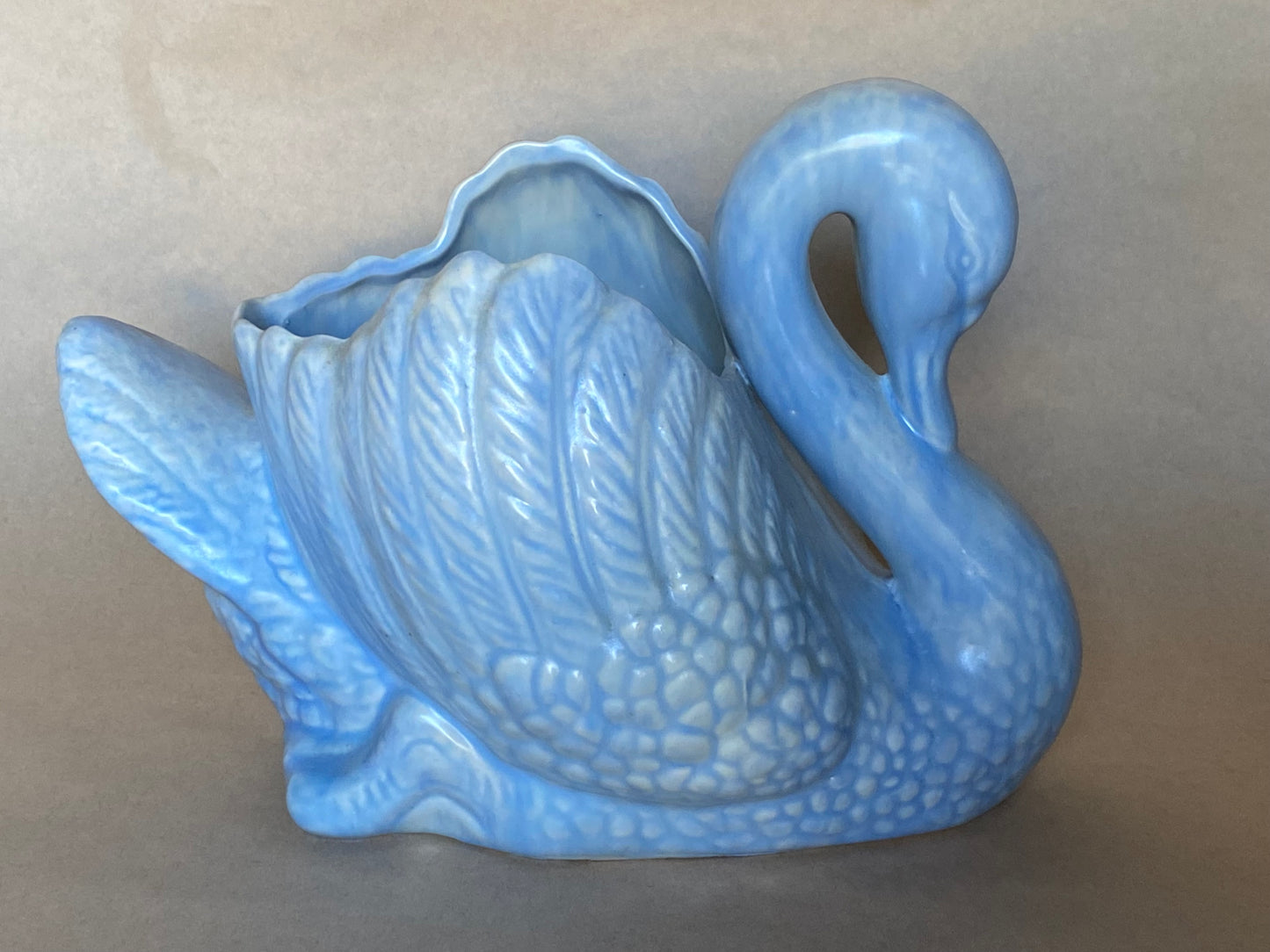 Large Casey Ware 80 swan vase/ planter