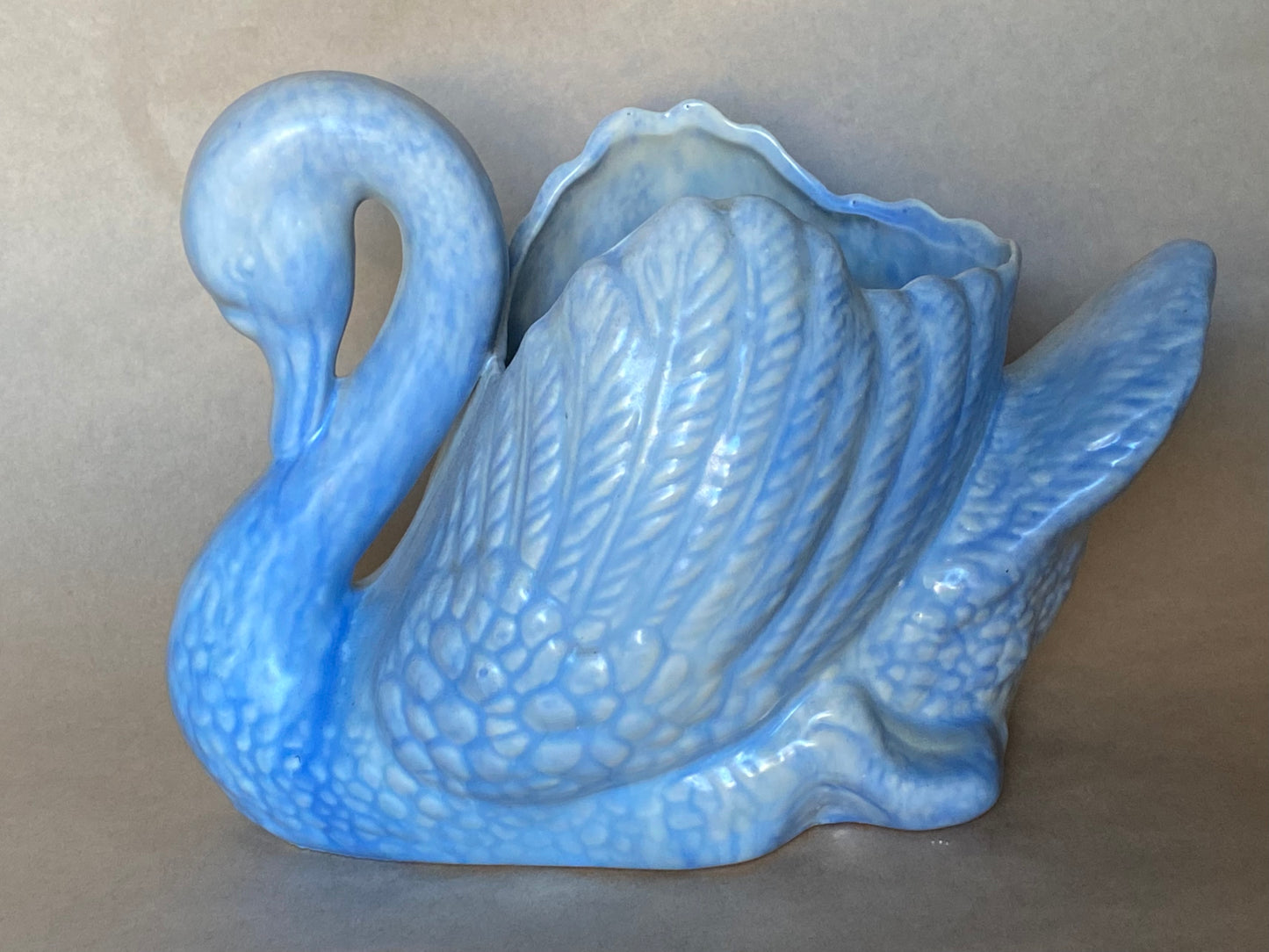 Large Casey Ware 80 swan vase/ planter
