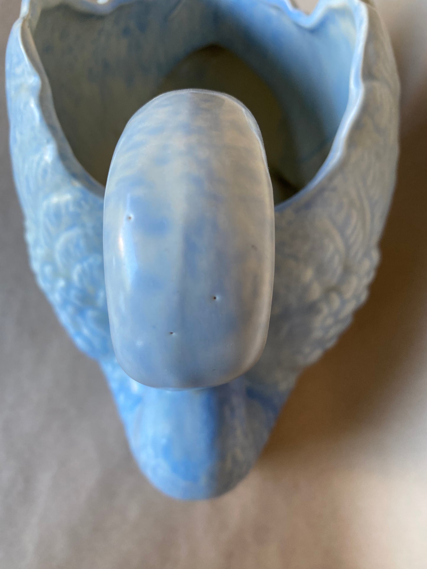 Large Casey Ware 80 swan vase/ planter