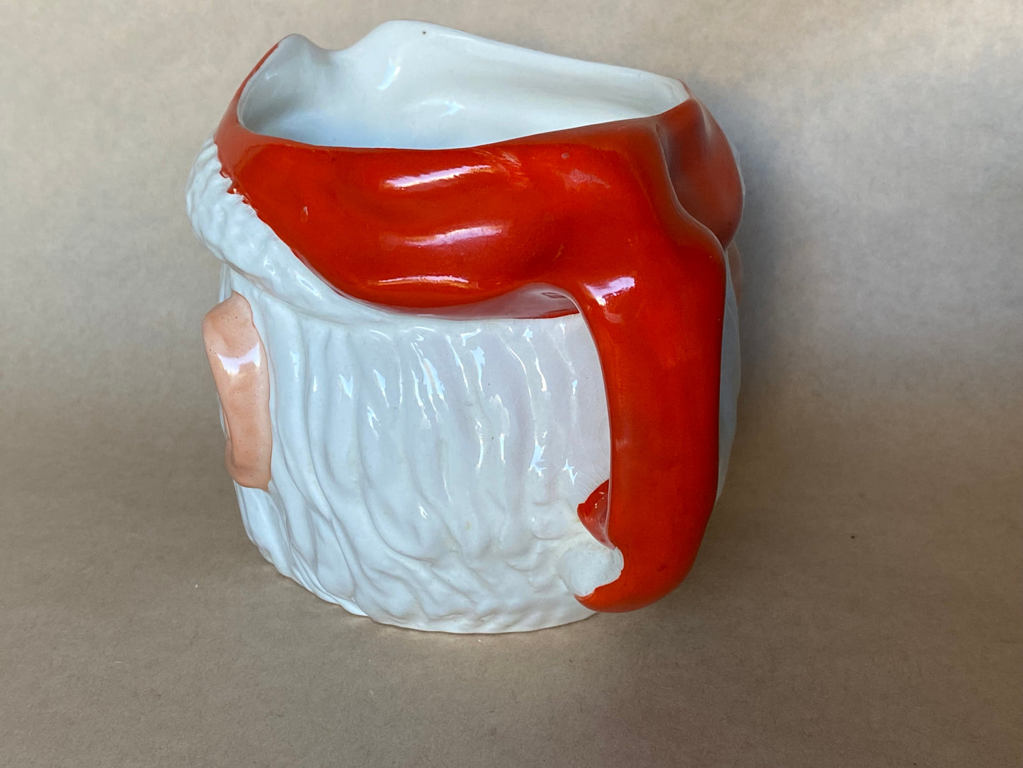 Kitschy Kristmas 1950s Birds Custard SANTA JUG