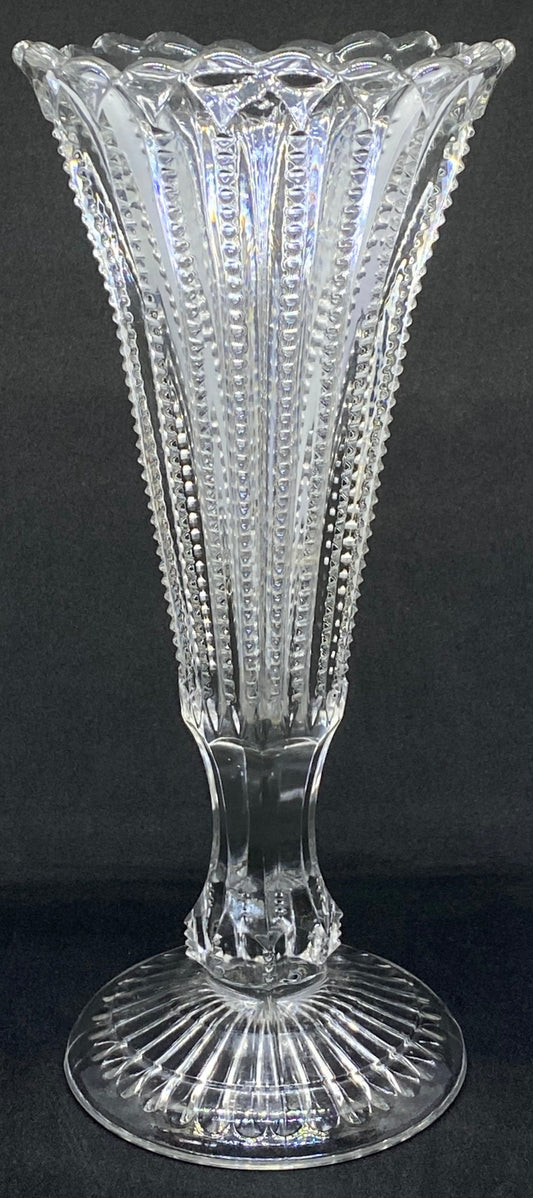 Royal Works Glass Vase - National Glass Co no. 315 (OMN) EAPG Royal Works Ohio 1899-1903