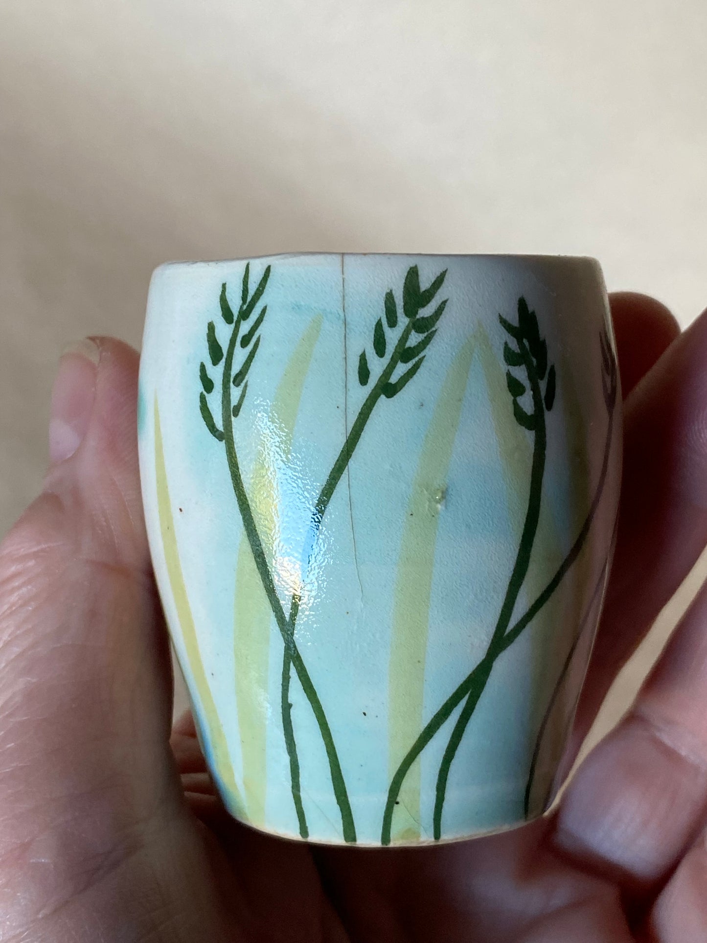 Arthur Merric Boyd Australia small vase/ egg cup?