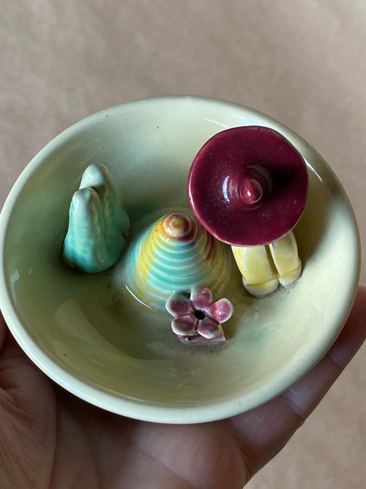Christine Pecket Siesta pottery ashtray