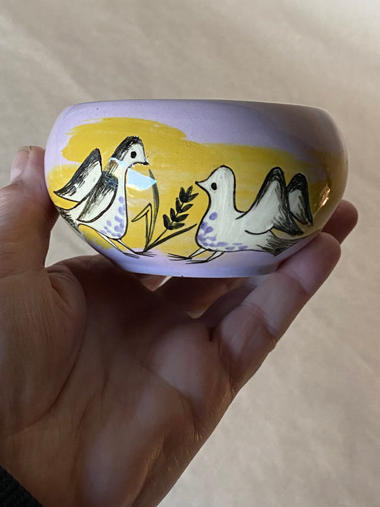 Martin Boyd sun and birds bowl