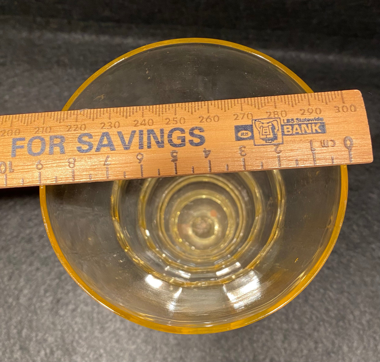 Uranium? Anchor Hocking Block Optic Depression Glass Tumbler Art Deco