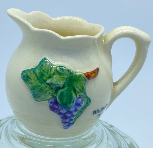 Rose Noble pottery jug - Mildura V - grapes