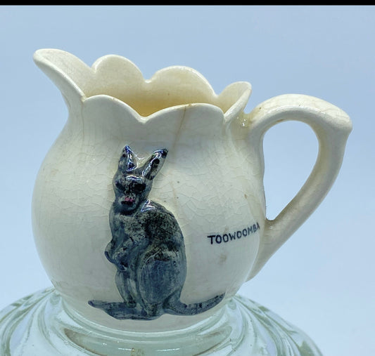 Rose Noble pottery jug - Toowoomba - kangaroo