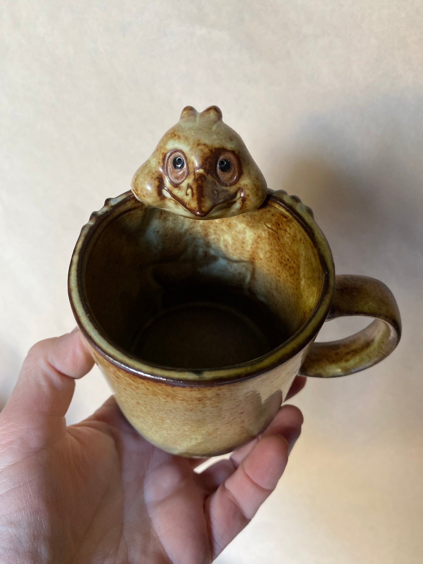 Gempo Japan bird cup with original sticker