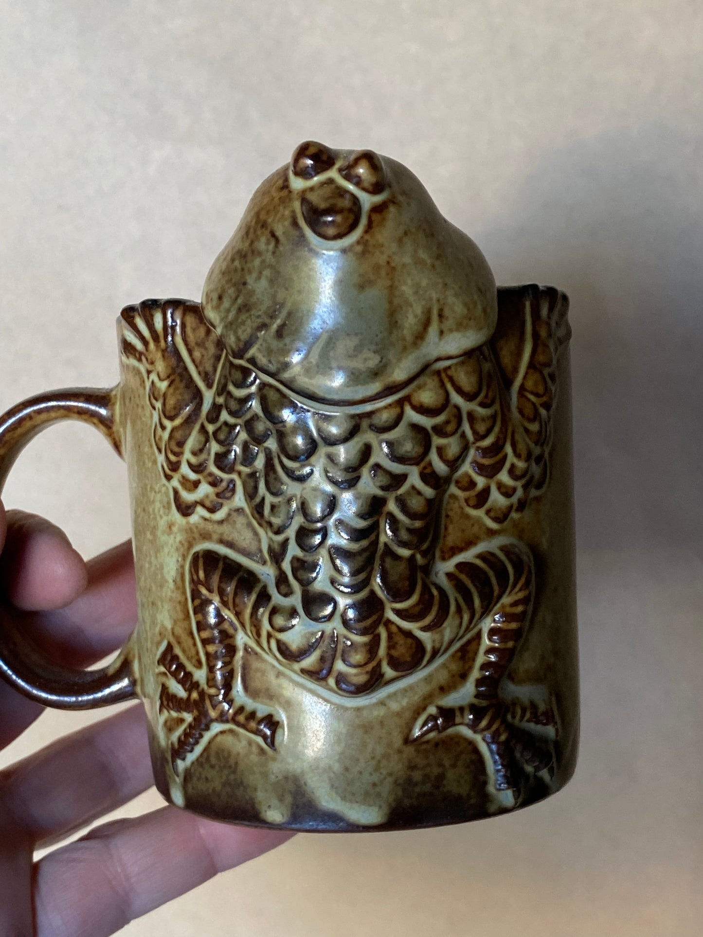 Gempo Japan bird cup with original sticker