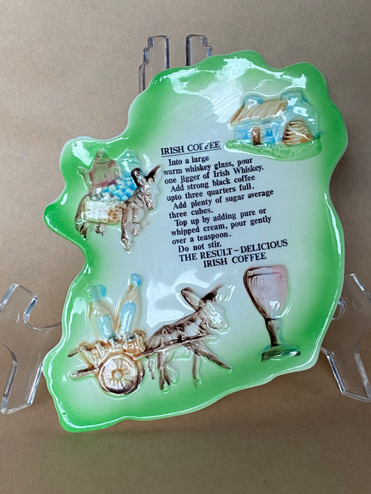 Vintage Irish Coffee Ireland plate