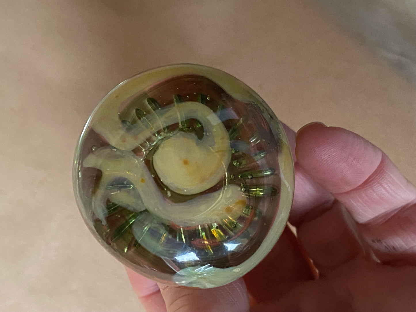 Richard Clements Art Glass Mushroom