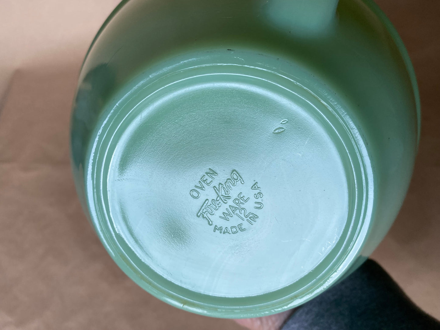 Vintage Fire King Jadeite batter bowl