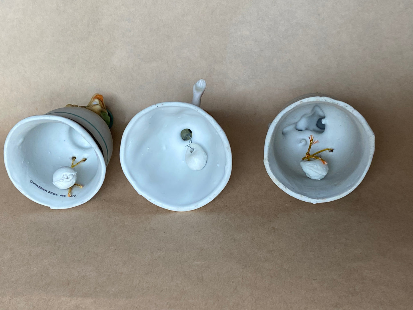 Vintage Warner Brothers Inc 1979 bisque bells