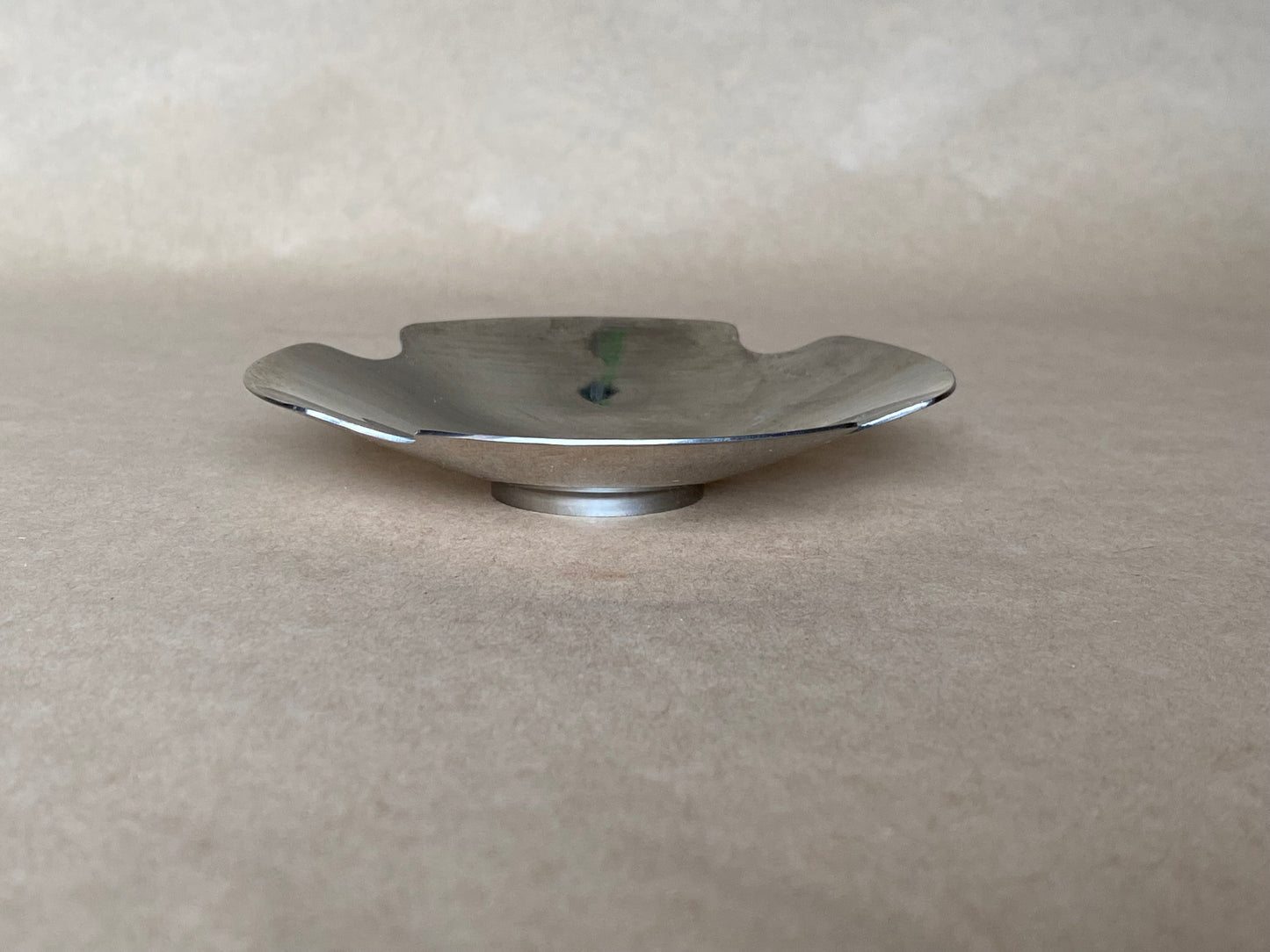 Vintage English Old Hall dish with 1967 penny