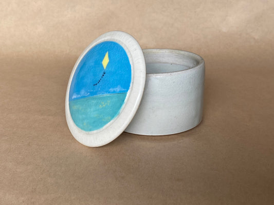 Anne Olding Hobart Tas Ceramic Trinket Box