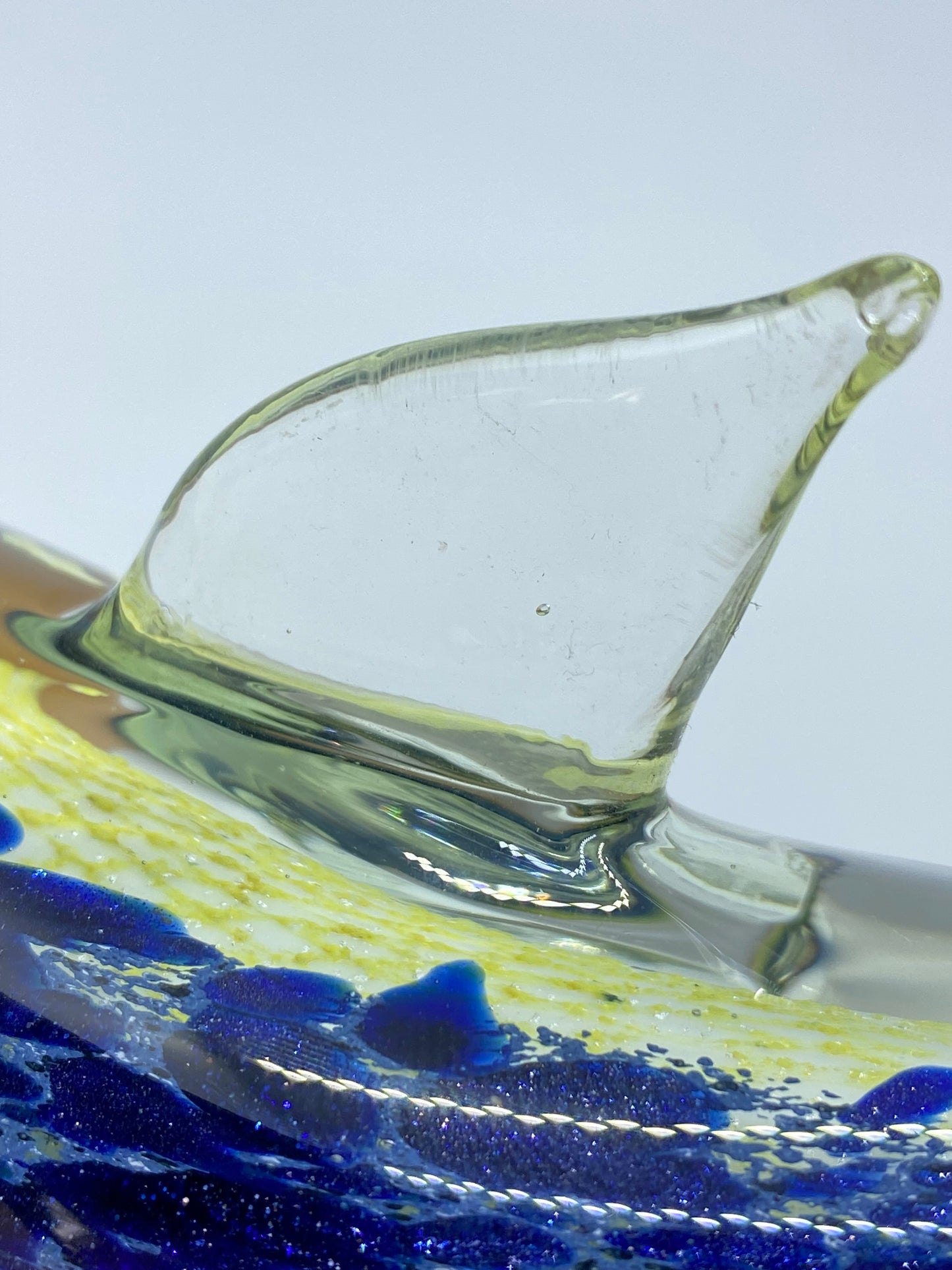 Murano Sommerso glass dolphin - Stunning art glass design