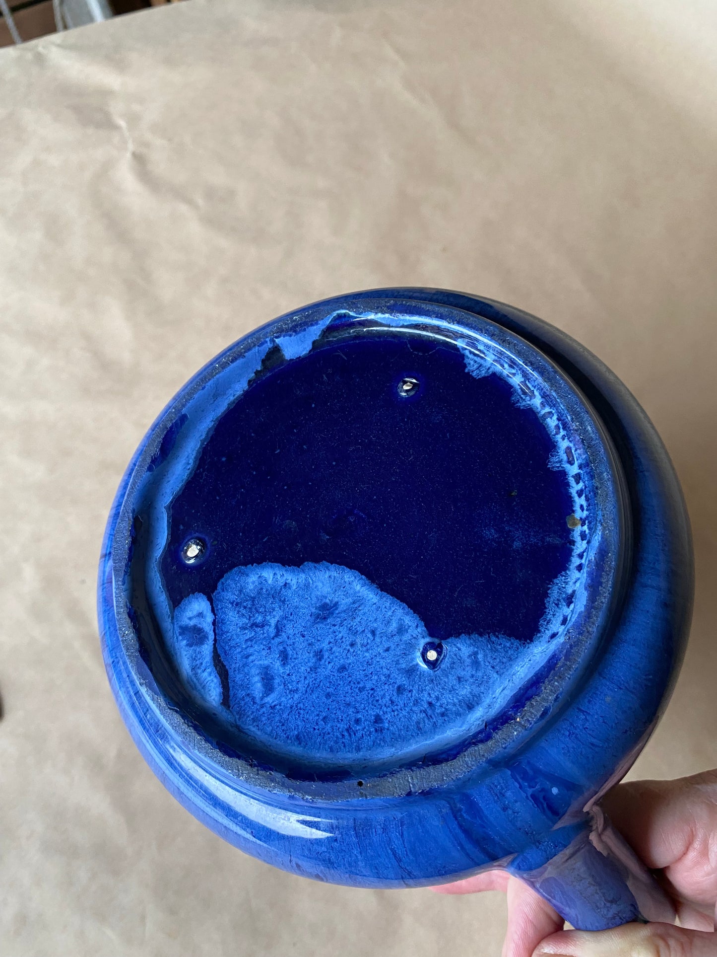 Antique Regal Mashman electric jug - blue