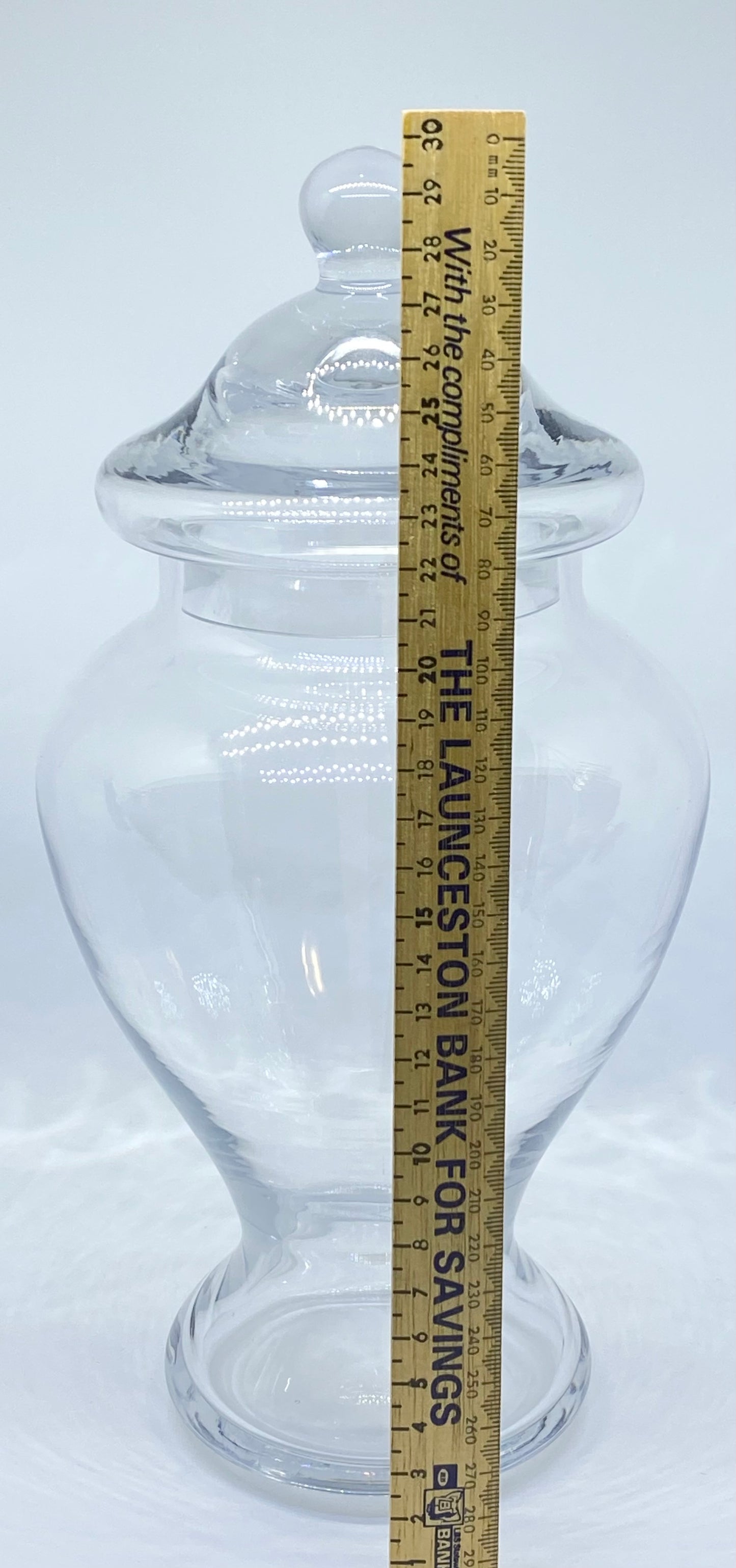 Large Clear Apothecary jar - Polish glass