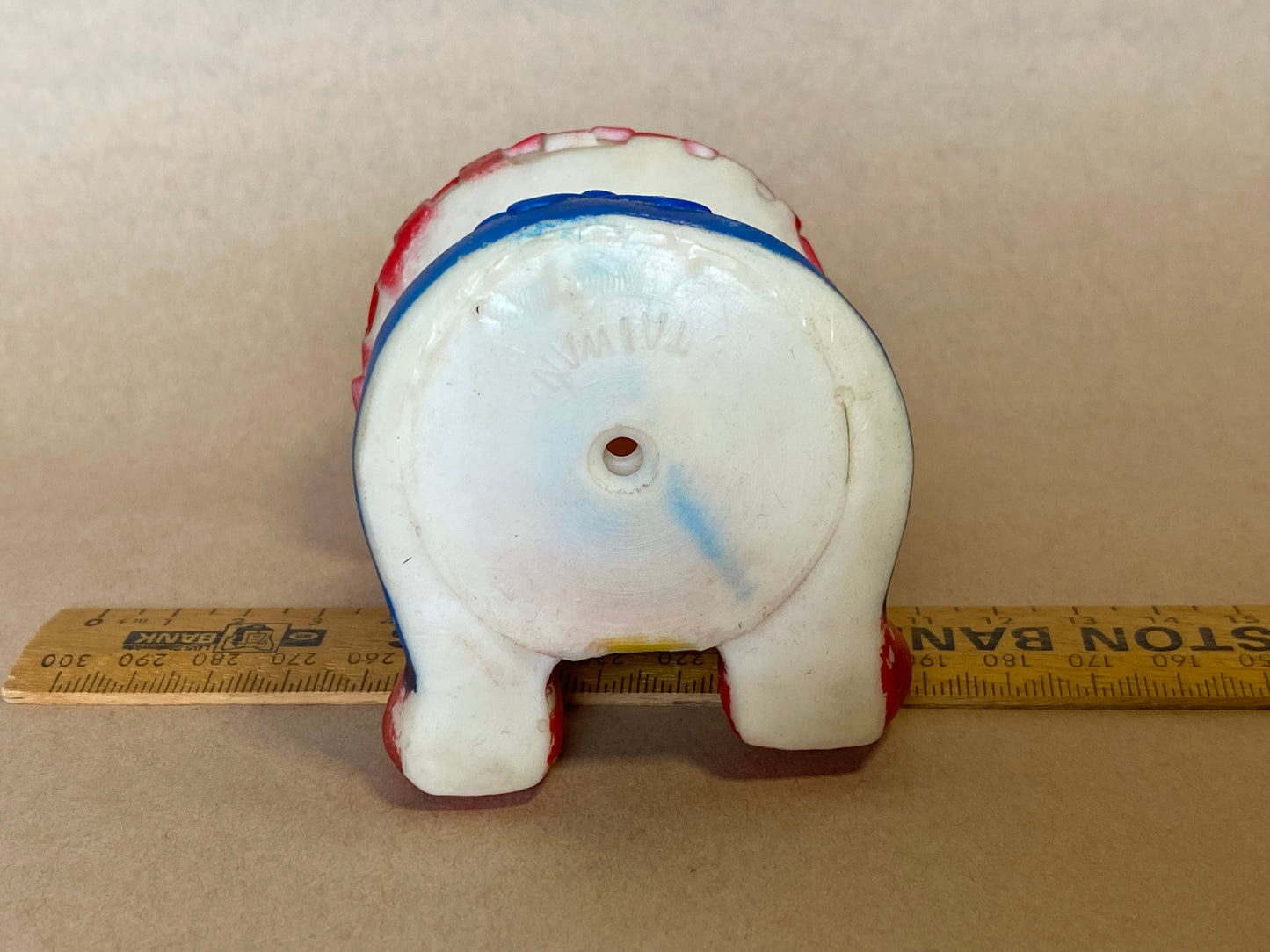 Vintage 1970s Raggedy Ann rubber squeaky doll