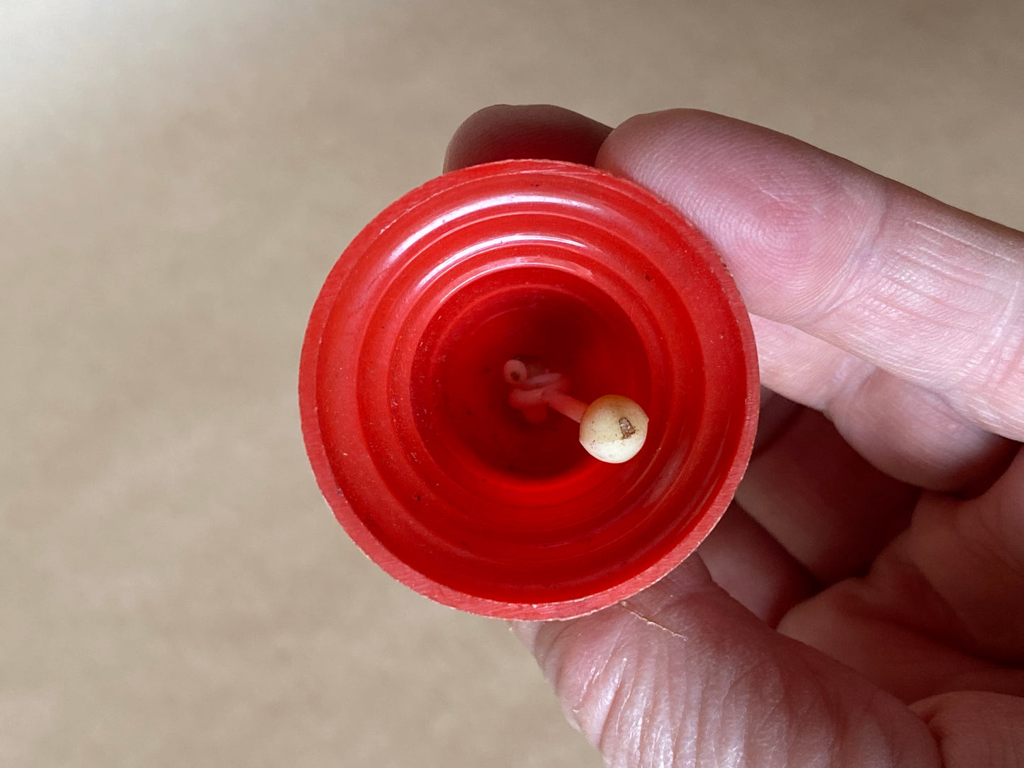 1950s cat bell + Bakelite egg cup