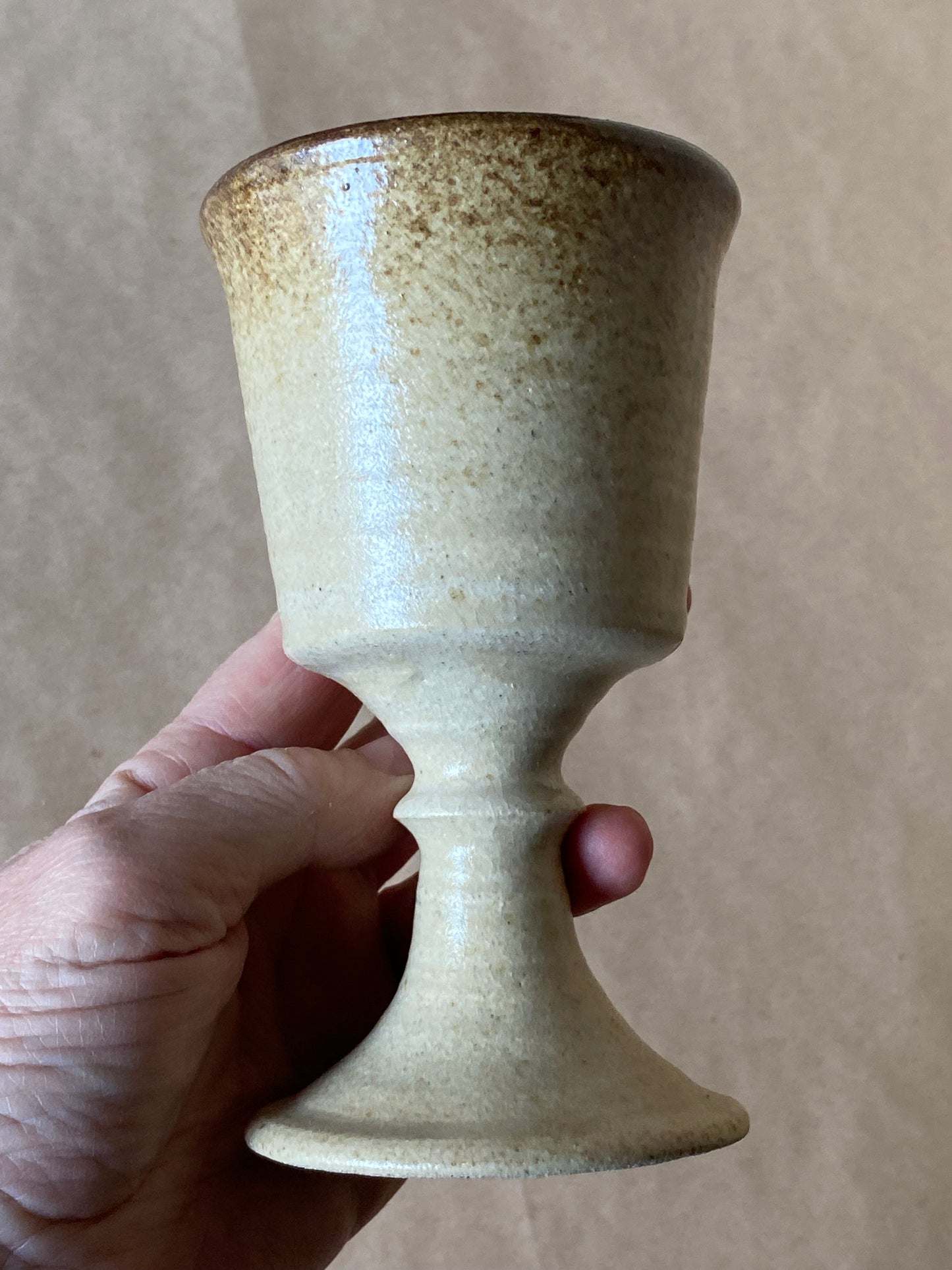 Rare St Albans Pottery goblet. 31 of 250  Royal Wedding Chuck and Di