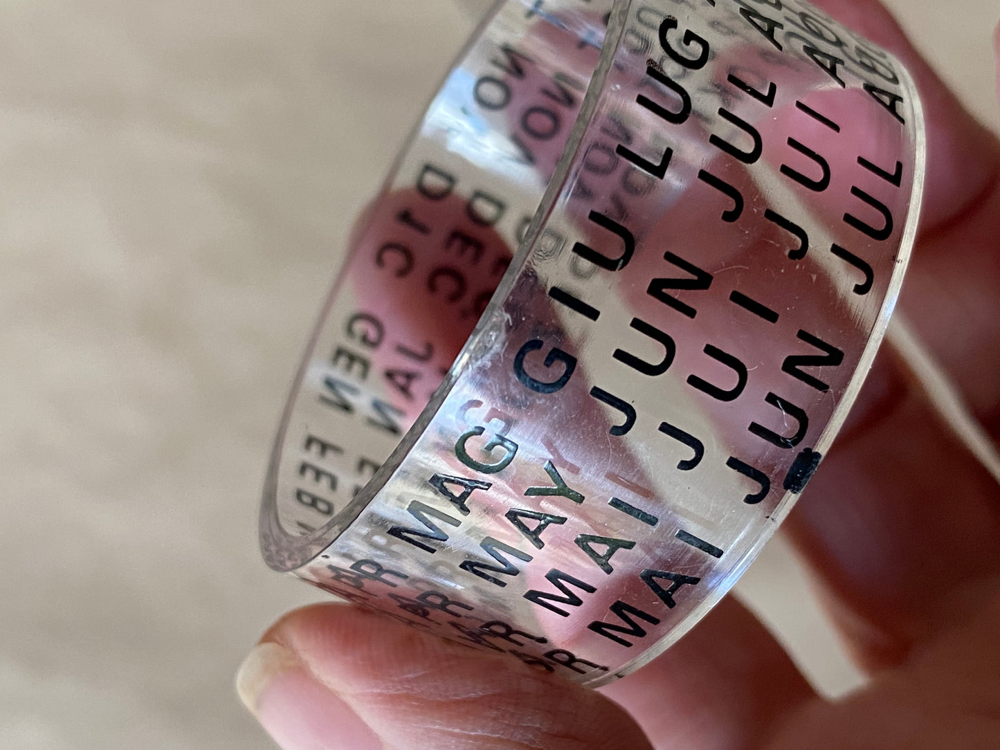 Guzzini Perpetual Calendar Desk Organiser 1980s