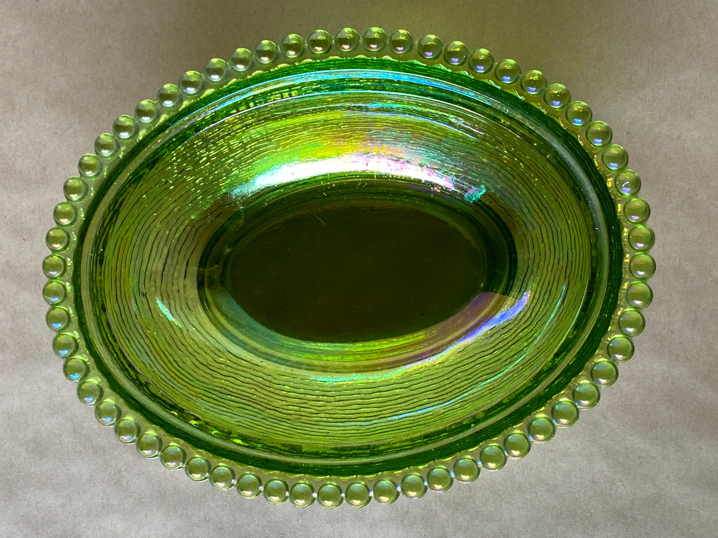 Indiana Glass Carnival Glass Hen on Nest