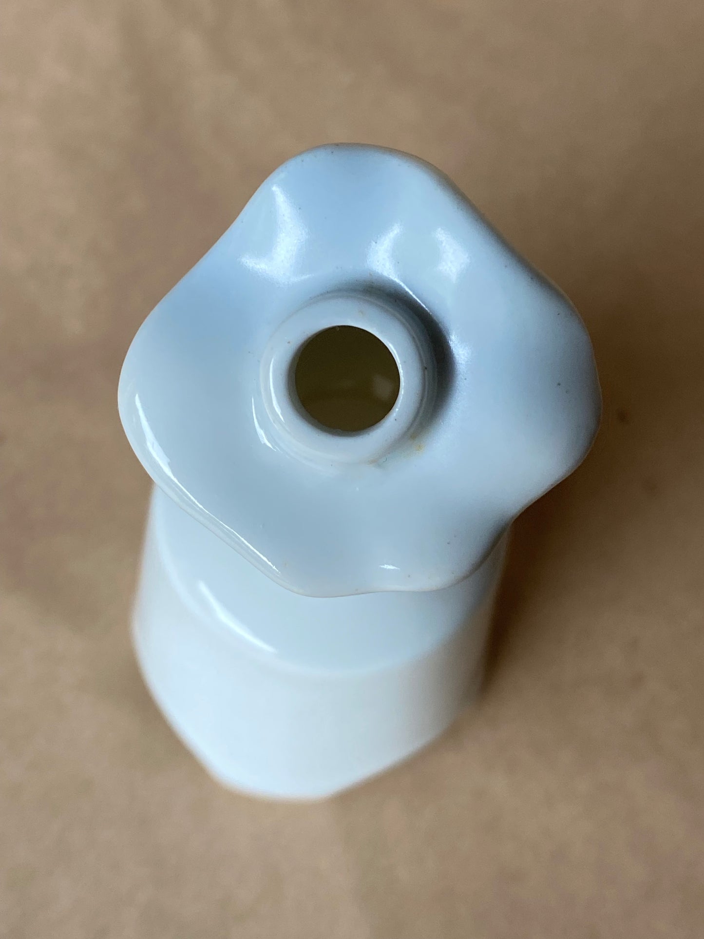 1930s Ceramic Servex Chef pie funnel