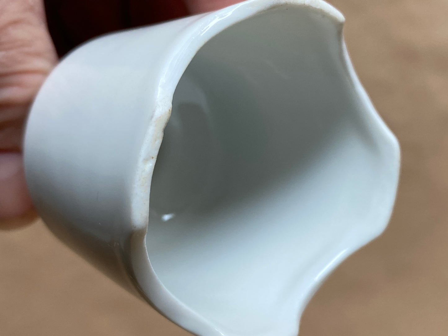 1930s Ceramic Servex Chef pie funnel
