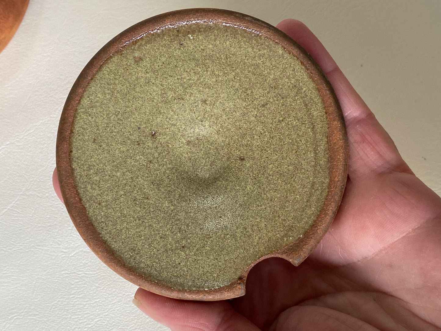Wood fired Raku Sugar Bowl with lid - Tim Holmes 'Garden Island Creek'