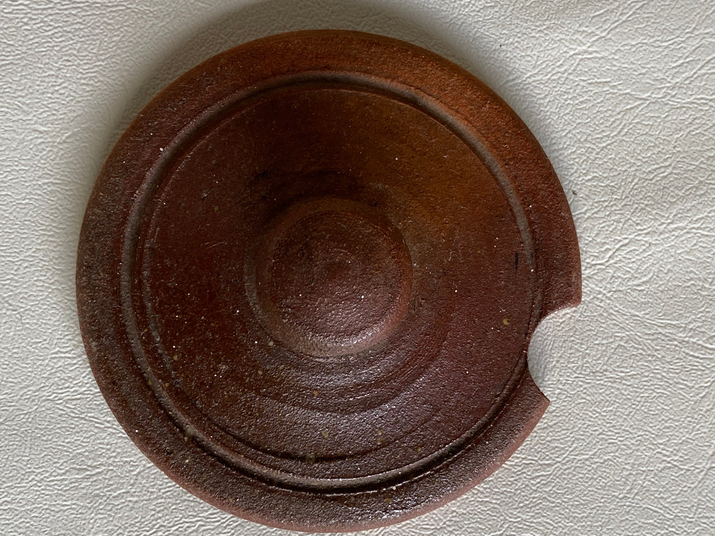 Wood fired Raku Sugar Bowl with lid - Tim Holmes 'Garden Island Creek'