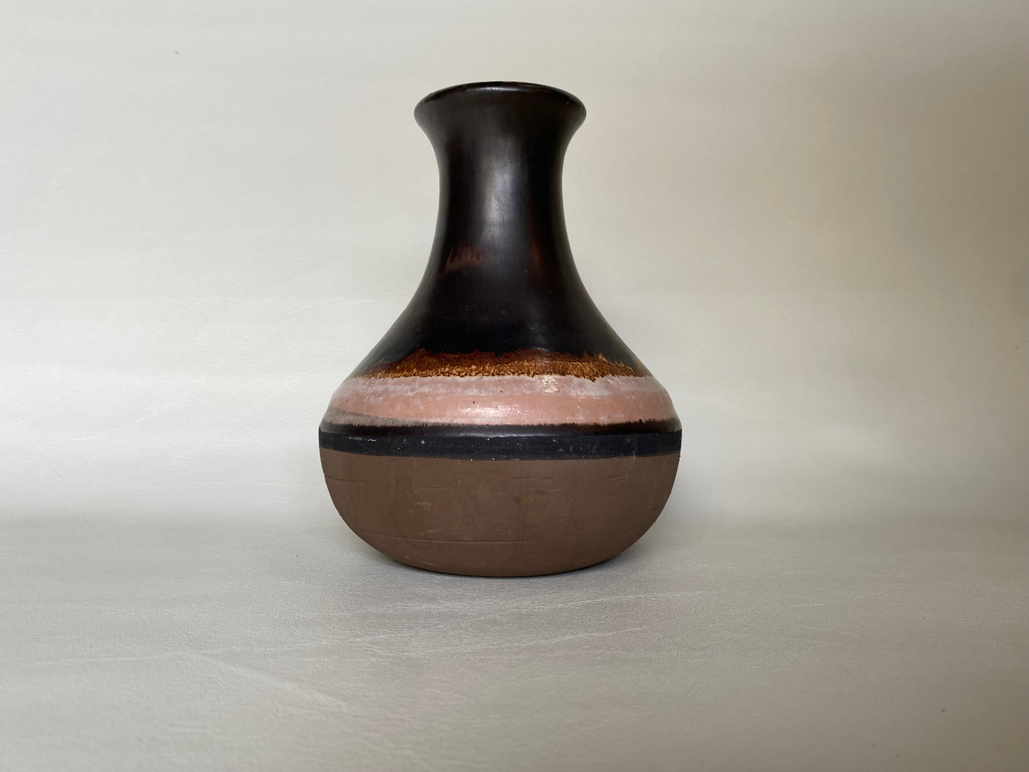 Vintage studio pottery vase - signed
