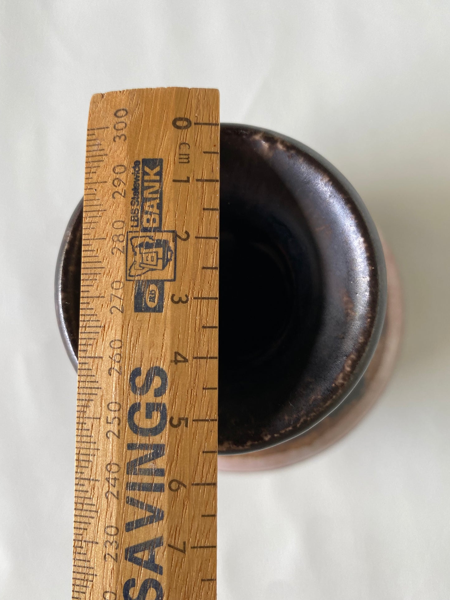 Vintage studio pottery vase - signed