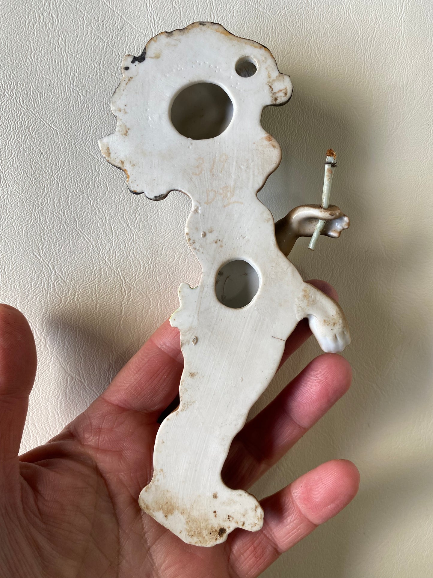 Vintage Brownie Downing ceramic wall plaque