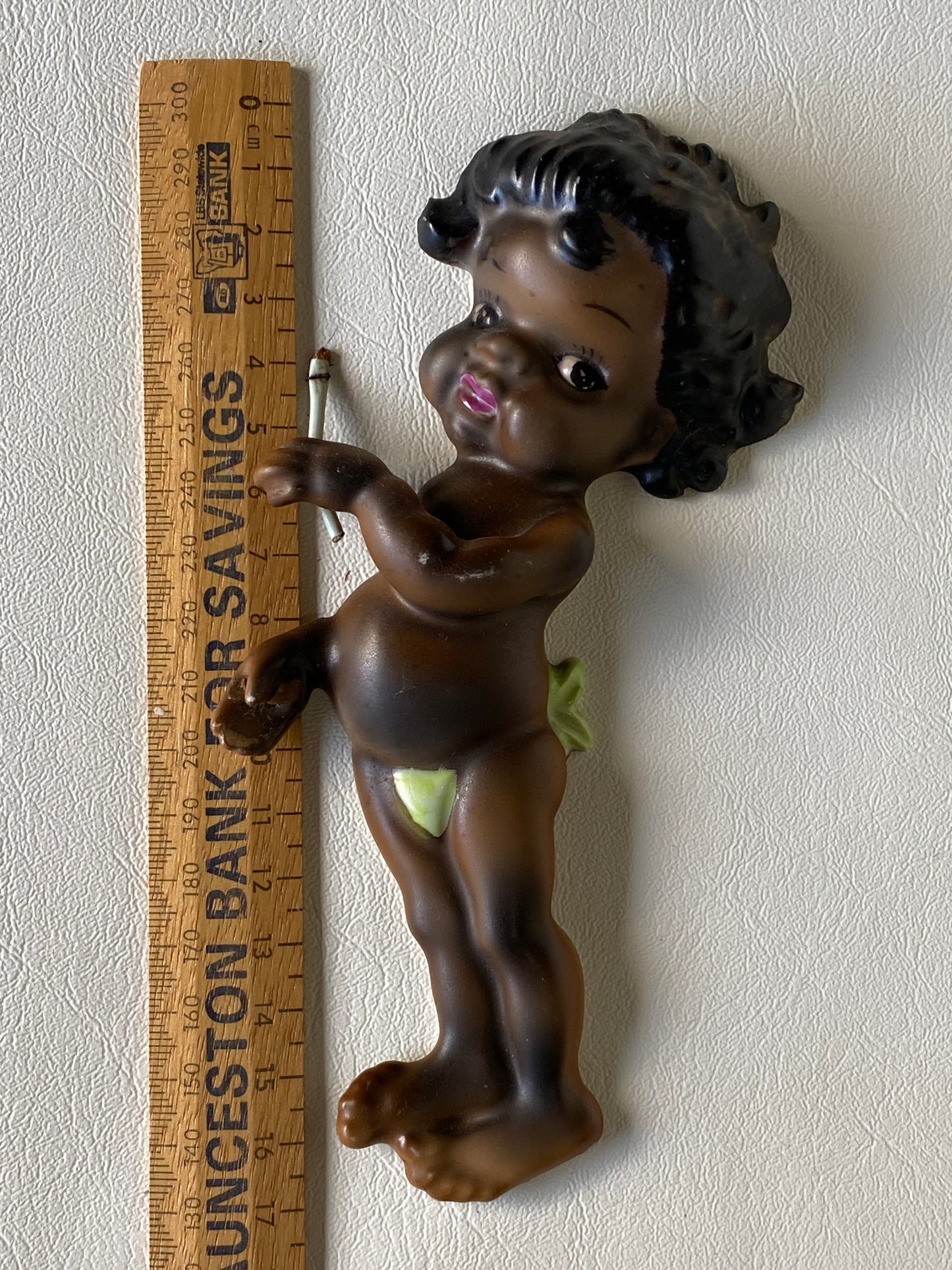 Vintage Brownie Downing ceramic wall plaque