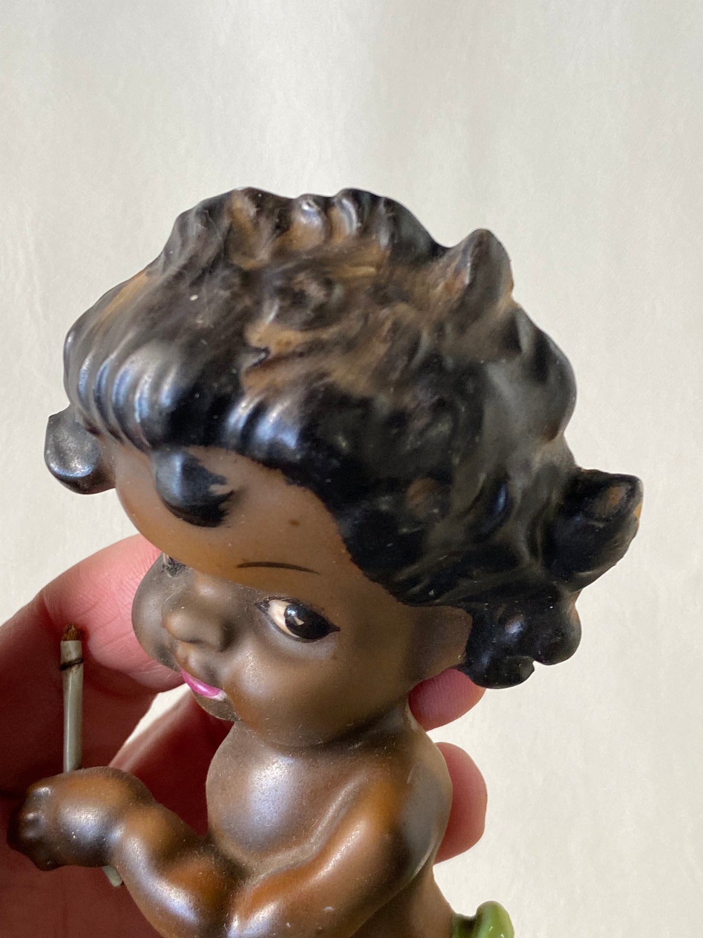 Vintage Brownie Downing ceramic wall plaque