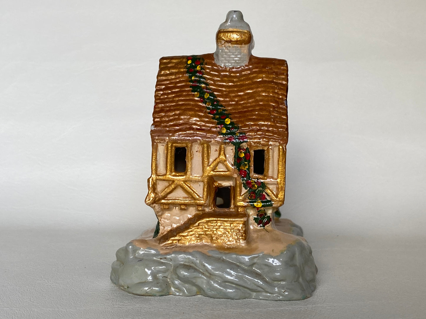 Vintage Pottery House Figurine
