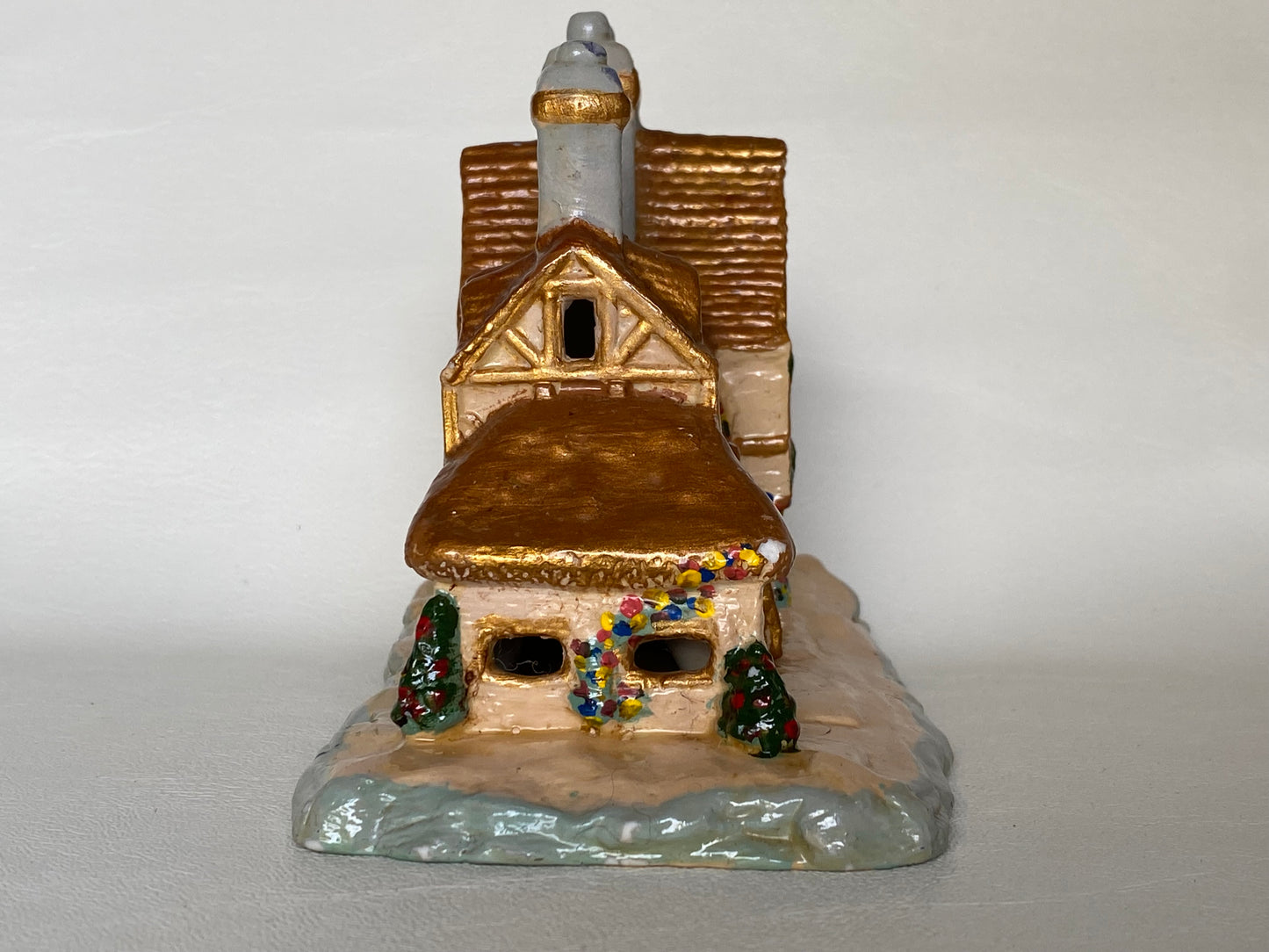 Vintage Pottery House Figurine