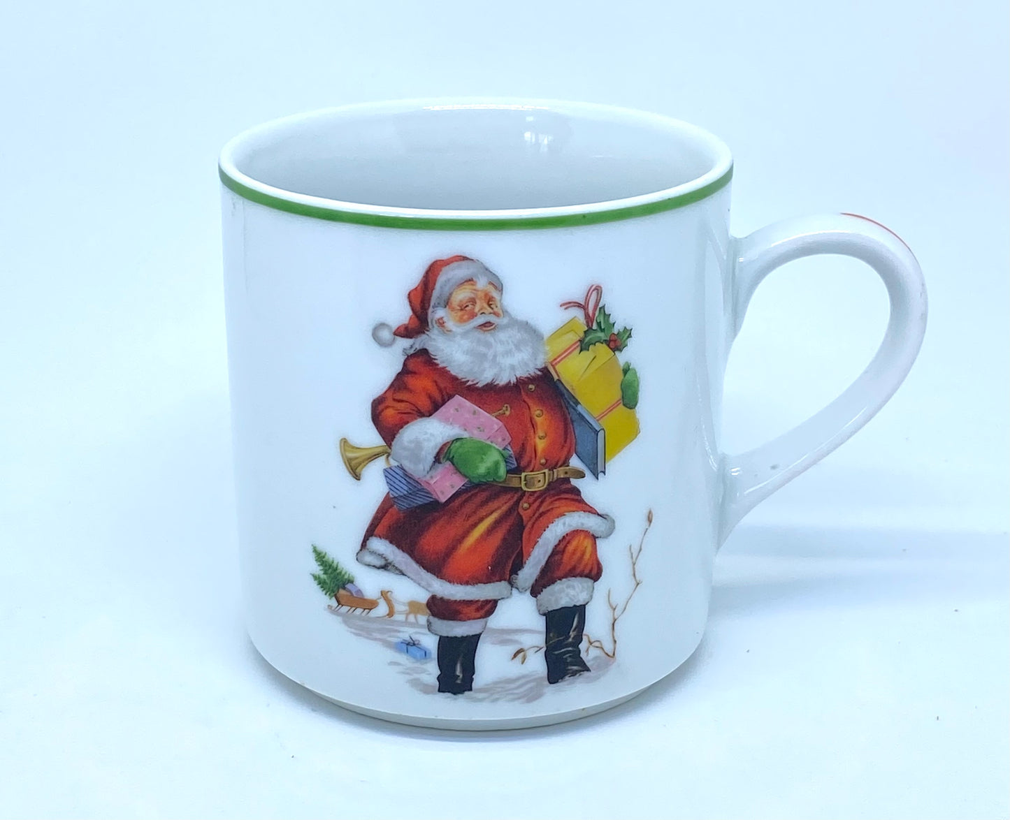 Christmas cup -Vintage Collectable 'Macy' West Germany- Santa - 1