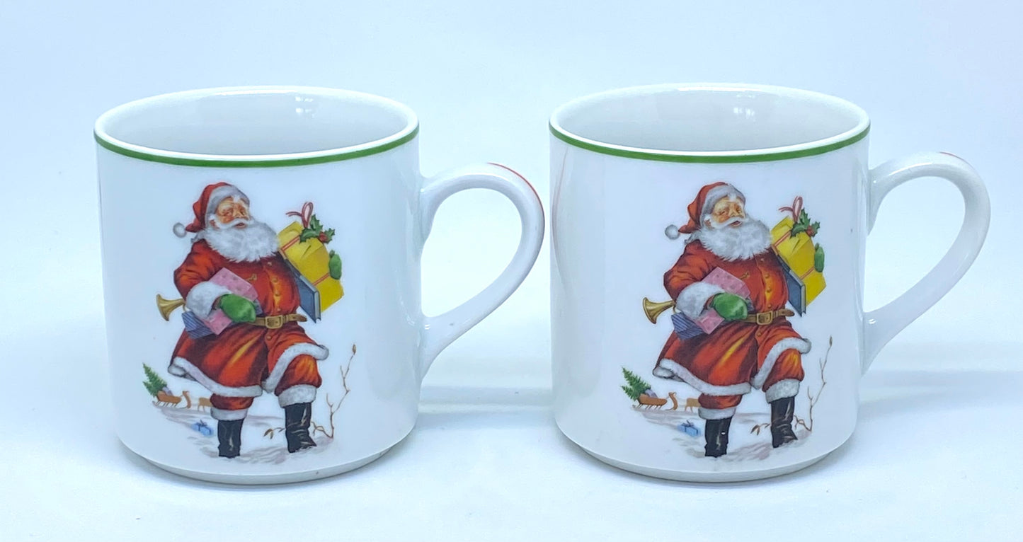 Christmas cup -Vintage Collectable 'Macy' West Germany- Santa - 1