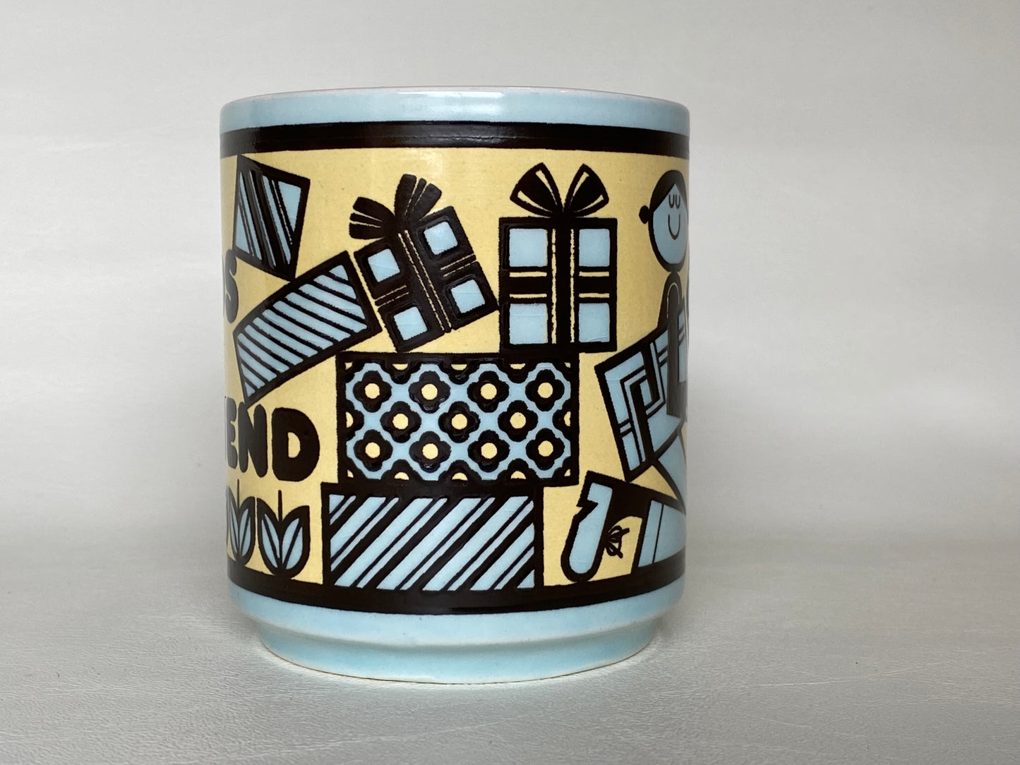 1970s Hornsea Worlds Best Boyfriend cup