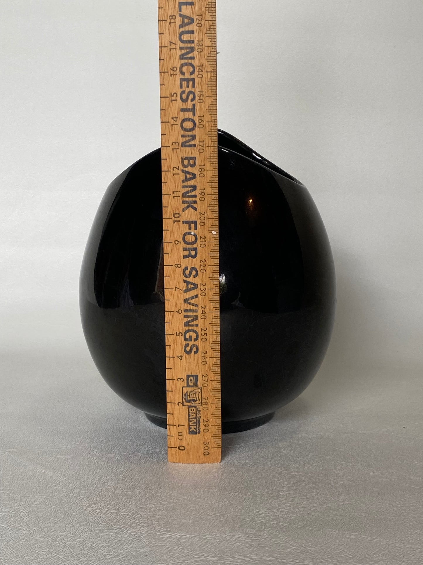 Vintage MCP 222 MCM black glazed vase (AKA Mingay)
