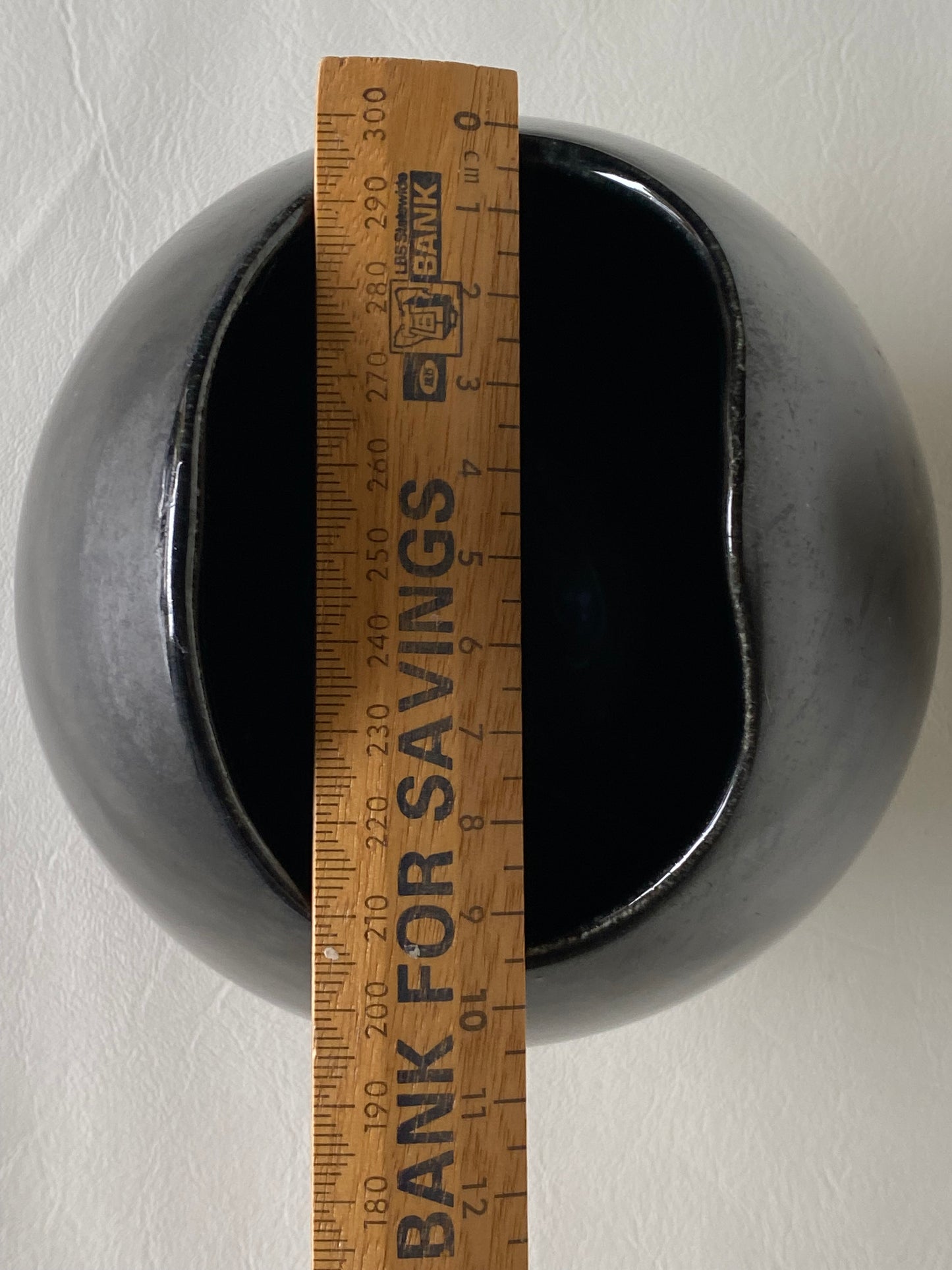 Vintage MCP 222 MCM black glazed vase (AKA Mingay)
