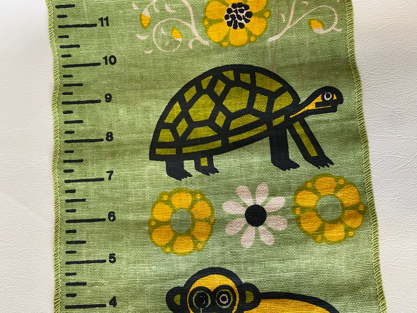 Vintage Australian Rodriguez linen growth chart