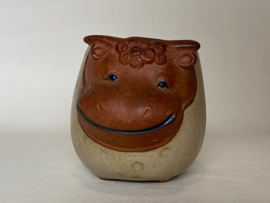 GEMPO Happy cow pottery cup 1960s/70s