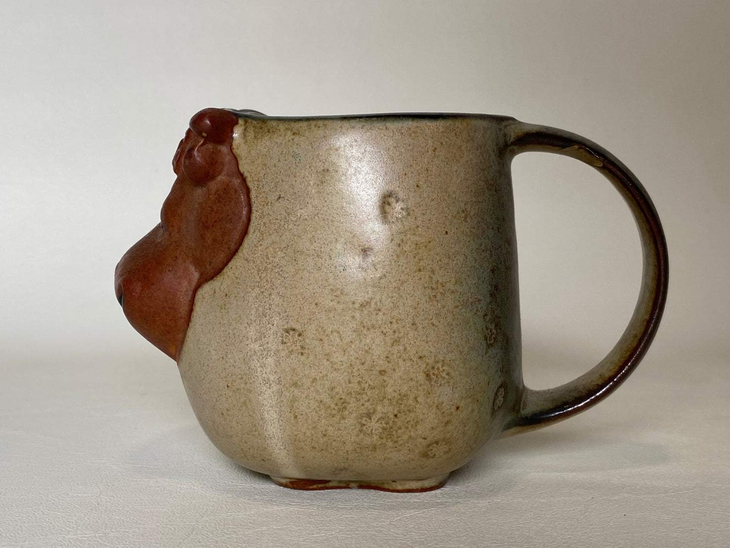 GEMPO Happy cow pottery cup 1960s/70s