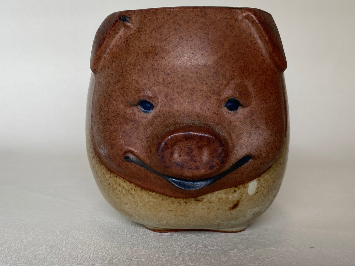GEMPO vintage stoneware pig cup 1960s/70s