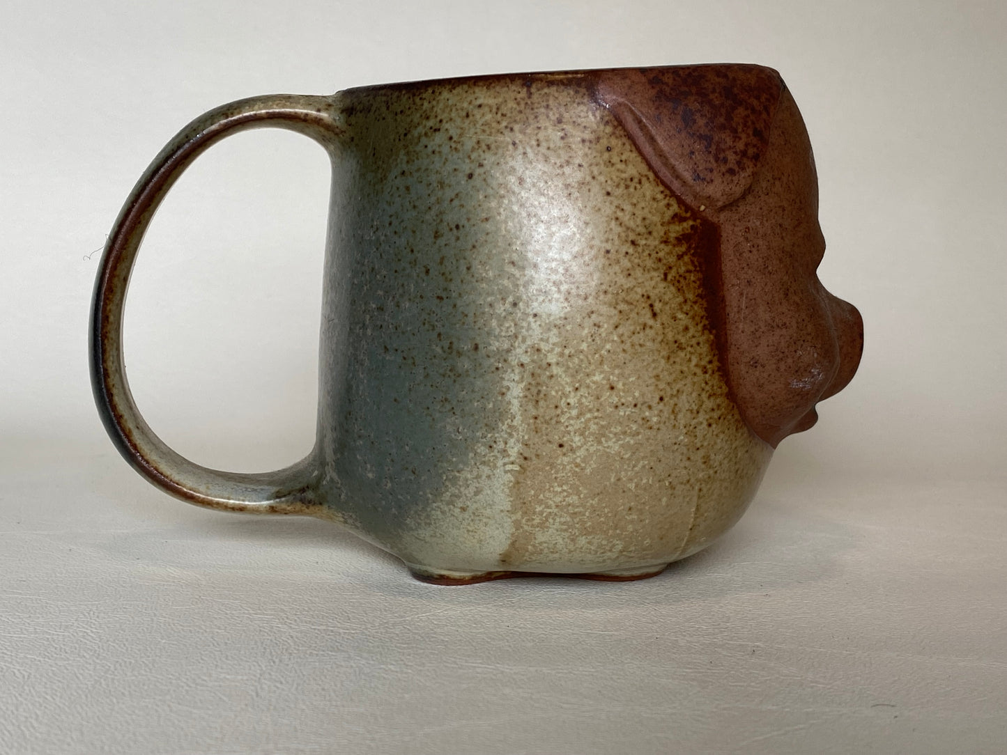 GEMPO vintage stoneware pig cup 1960s/70s