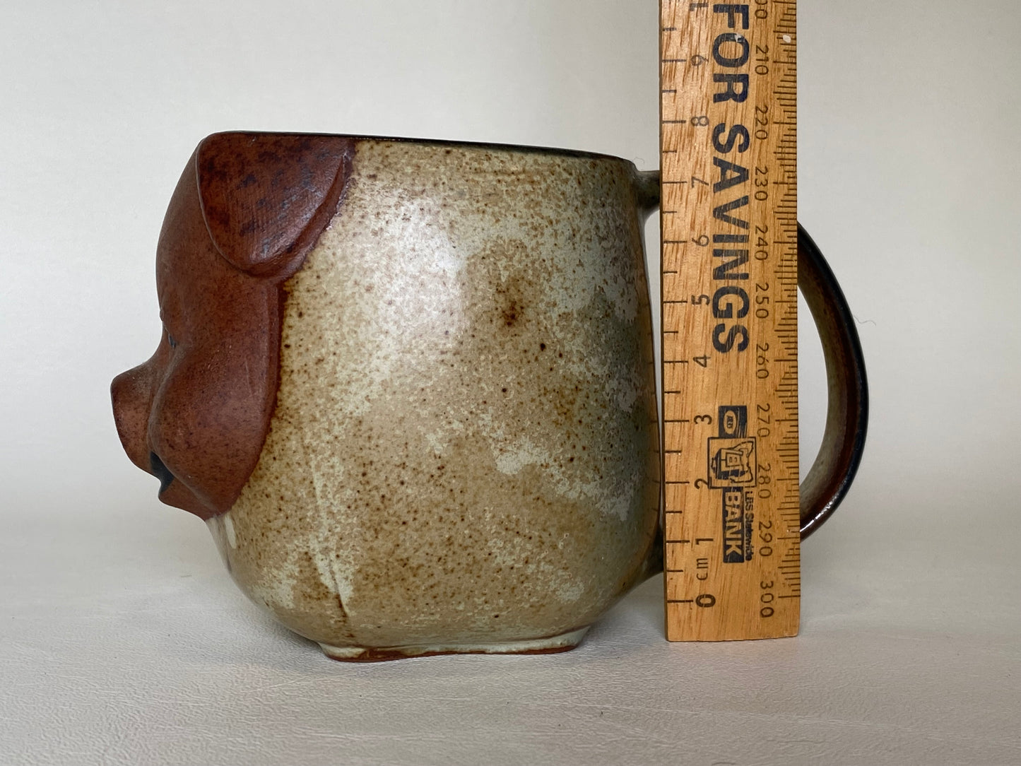 GEMPO vintage stoneware pig cup 1960s/70s