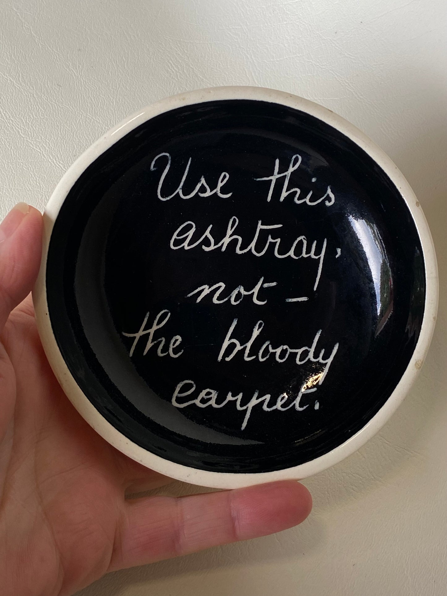 Vintage Harry Memmott ceramic ashtray - collectable